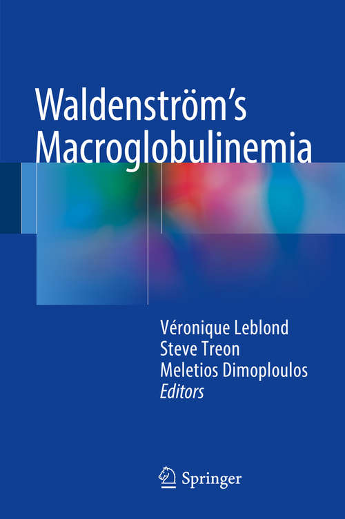 Book cover of Waldenström’s Macroglobulinemia