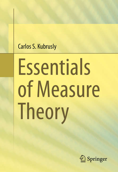 Book cover of Essentials of Measure Theory