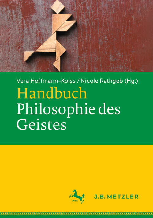 Book cover of Handbuch Philosophie des Geistes