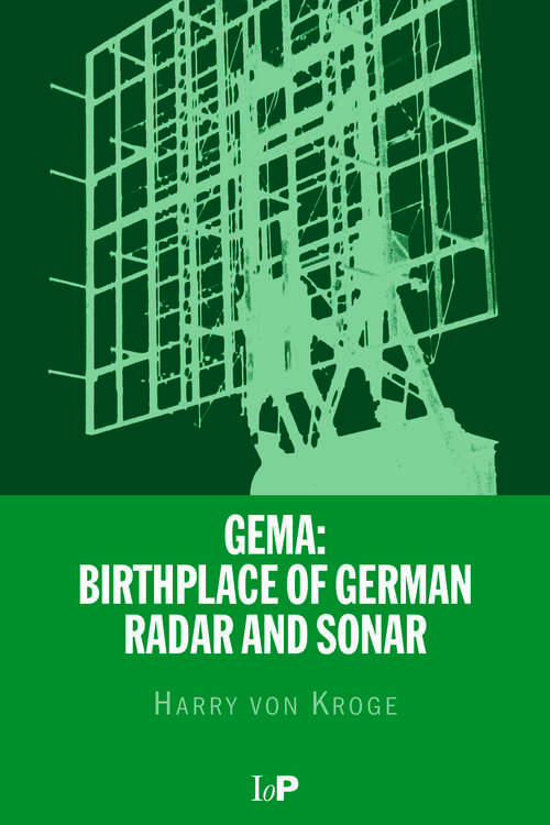 Book cover of GEMA: Birthplace of German Radar and Sonar