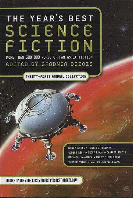 Book cover of The Year's Best Science Fiction: Twenty-first Annual Collection