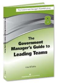 Book cover of The Government Manager's Guide to Leading Teams