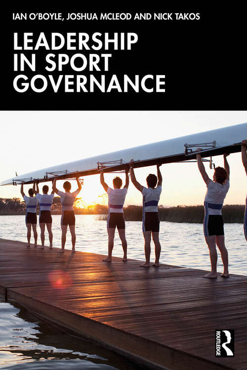 Book cover of Leadership in Sport Governance