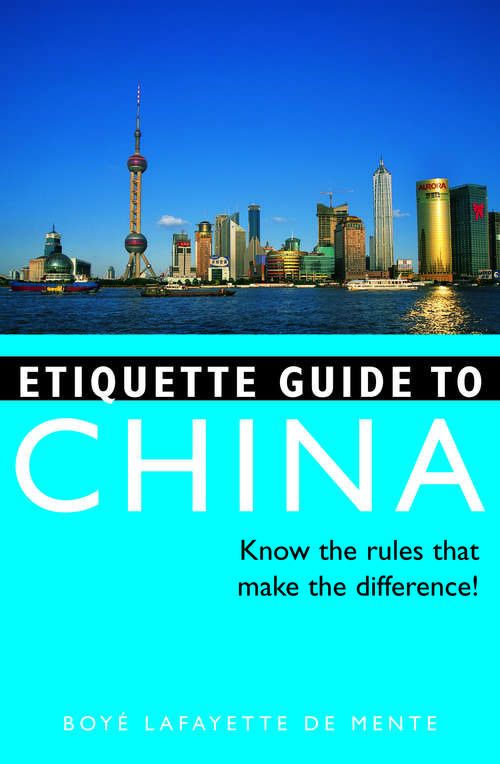 Book cover of Etiquette Guide to China