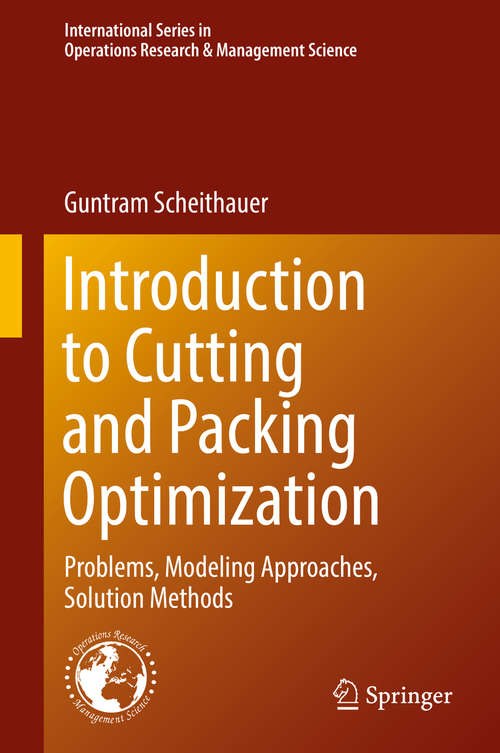 Book cover of Introduction to Cutting and Packing Optimization