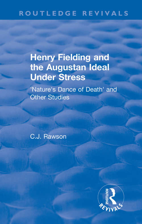 Book cover of Routledge Revivals: 'Nature's Dance of Death' and Other Studies (Routledge Revivals)