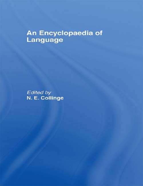 Book cover of An Encyclopedia of Language