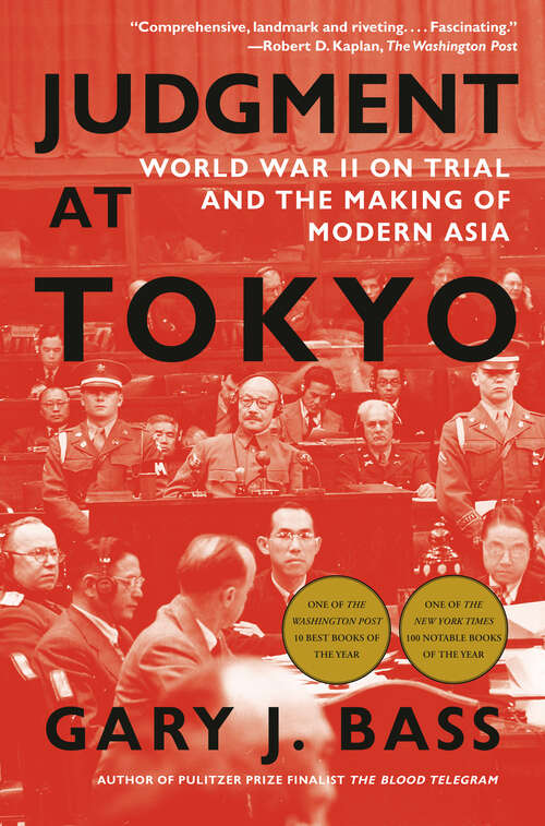 Book cover of Judgment at Tokyo: World War II on Trial and the Making of Modern Asia