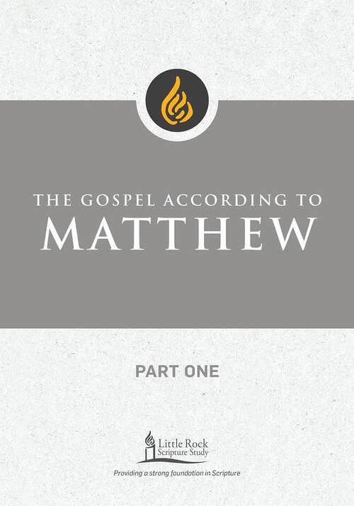 Book cover of The Gospel According to Matthew