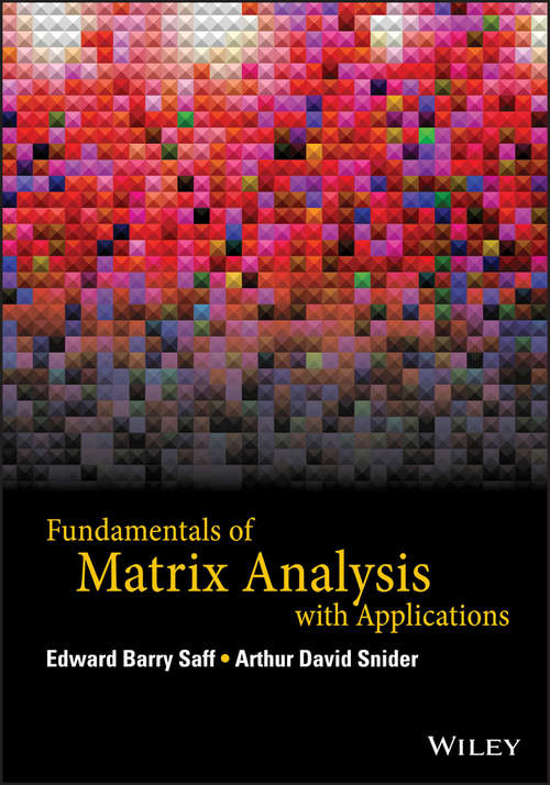 Book cover of Fundamentals of Matrix Analysis with Applications