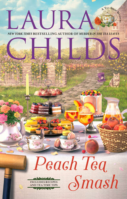 Book cover of Peach Tea Smash (A Tea Shop Mystery #28)