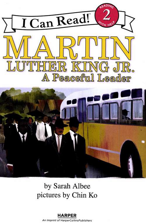 Book cover of Martin Luther King Jr. A Peaceful Leader