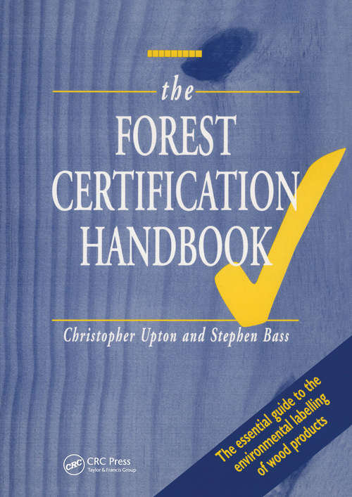 Book cover of The Forest Certification Handbook