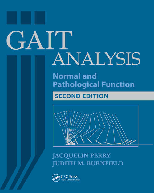 Book cover of Gait Analysis: Normal and Pathological Function