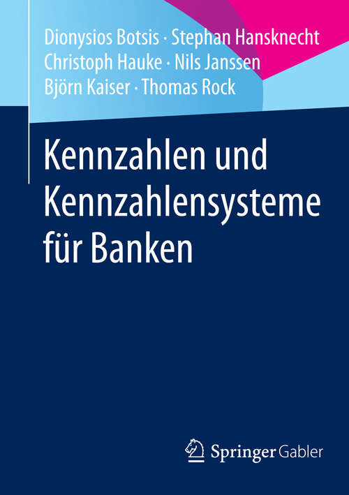 Book cover of Kennzahlen und Kennzahlensysteme für Banken