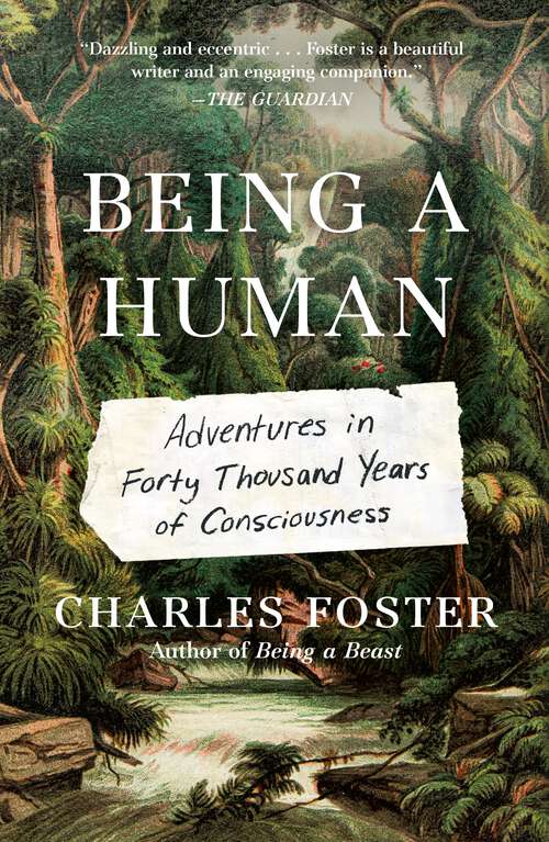 Book cover of Being a Human: Adventures in Forty Thousand Years of Consciousness