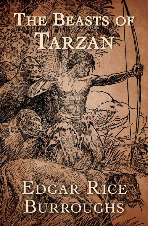 Book cover of The Beasts of Tarzan: Large Print (Tarzan Series #3)