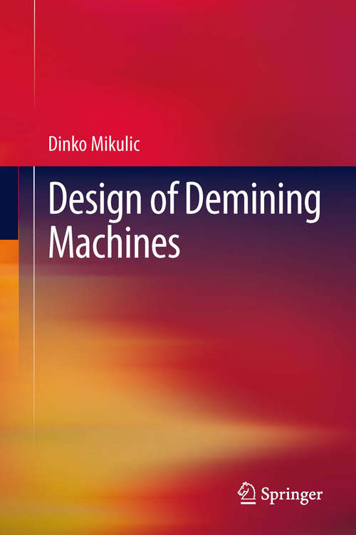 Book cover of Design of Demining Machines