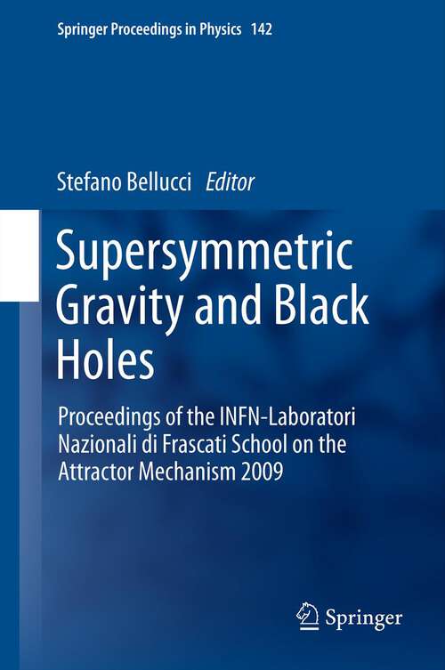 Book cover of Supersymmetric Gravity and Black Holes