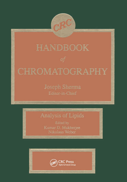 Book cover of CRC Handbook of Chromatography: Analysis of Lipids (Handbook of Chromatography)