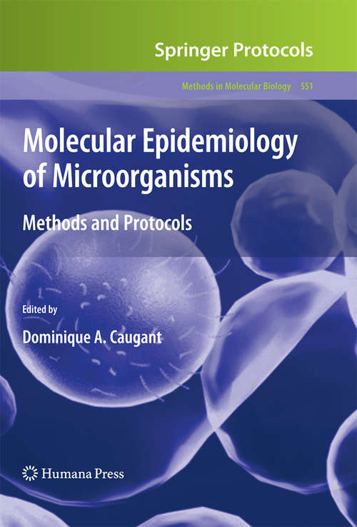 Book cover of Molecular Epidemiology of Microorganisms