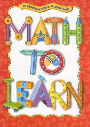 Book cover of Math to Learn: A Mathematics Handbook