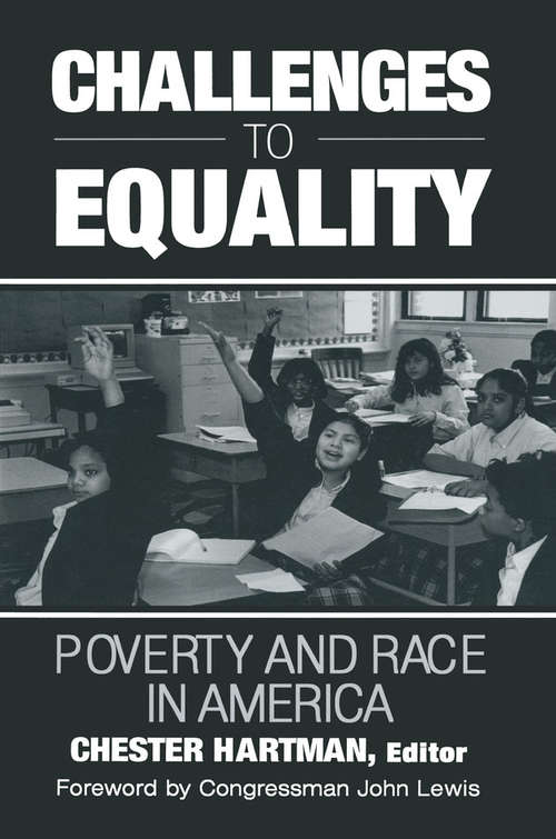 Book cover of Challenges to Equality: Poverty and Race in America