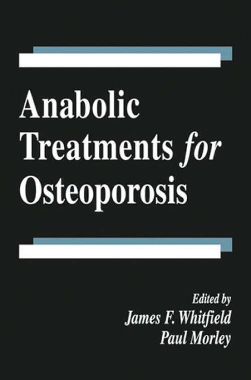 Book cover of Anabolic Treatments for Osteoporosis (Handbooks in Pharmacology and Toxicology)