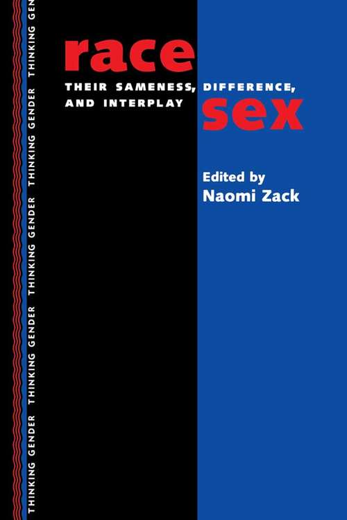 Book cover of Race/Sex: Their Sameness, Difference and Interplay (Thinking Gender)