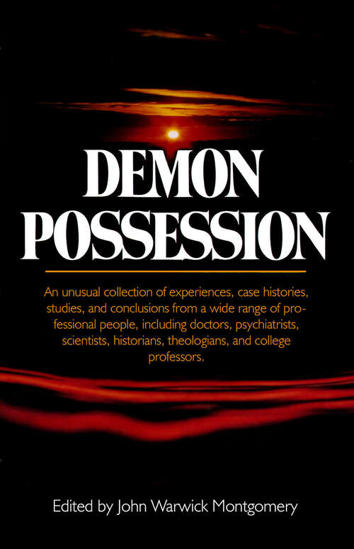Book cover of Demon Possession: Papers Presented at the University of Notre Dame