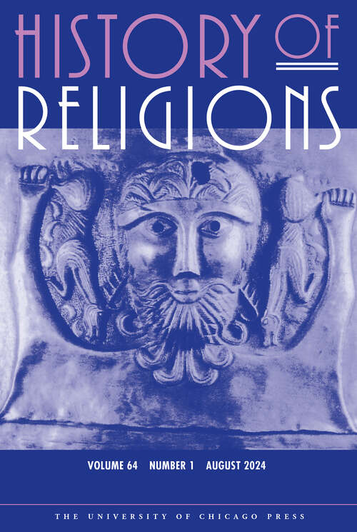 Book cover of History of Religions, volume 64 number 1 (August 2024)