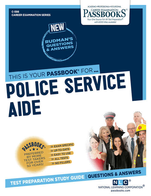 Book cover of Police Service Aide: Passbooks Study Guide (Career Examination Series)