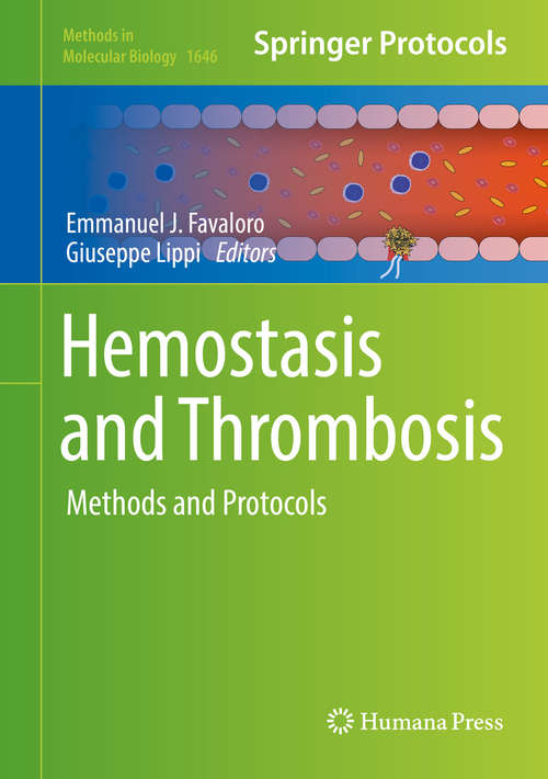 Book cover of Hemostasis and Thrombosis