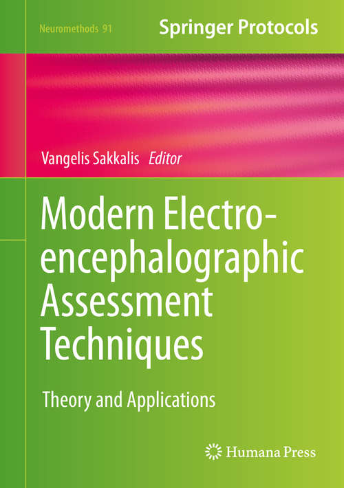 Book cover of Modern Electroencephalographic Assessment Techniques