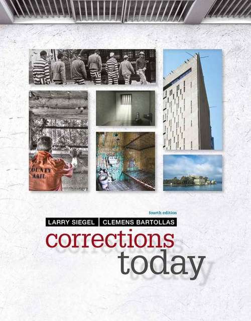 Book cover of Corrections Today (Fourth Edition)