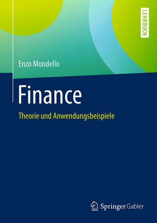 Book cover of Finance