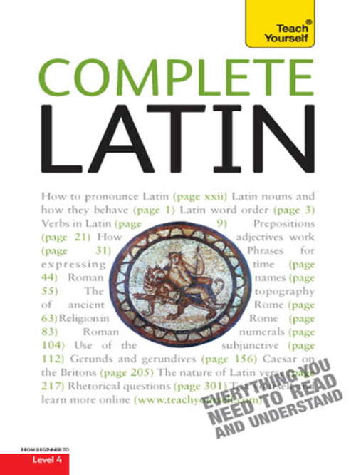 Book cover of Complete Latin: Teach Yourself