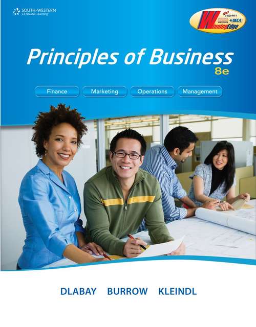 Book cover of Principles of Business