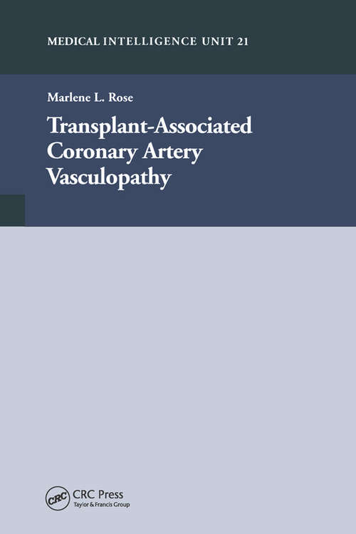 Book cover of Transplant-Associated Coronary Artery Vasculopathy