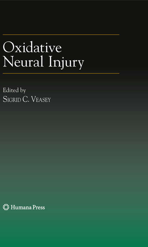 Book cover of Oxidative Neural Injury