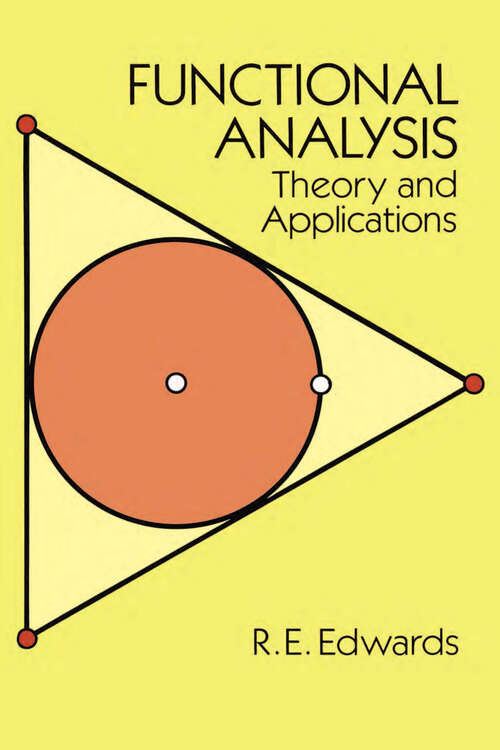 Book cover of Functional Analysis: Theory and Applications