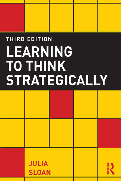 Book cover of Learning to Think Strategically (New Frontiers In Learning Ser.)