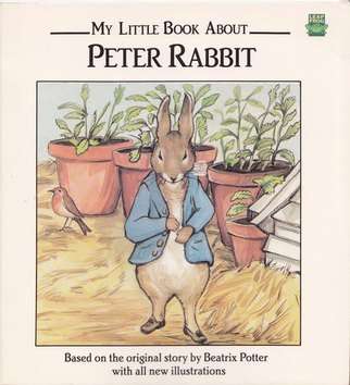Book cover of My Little Book About Peter Rabbit
