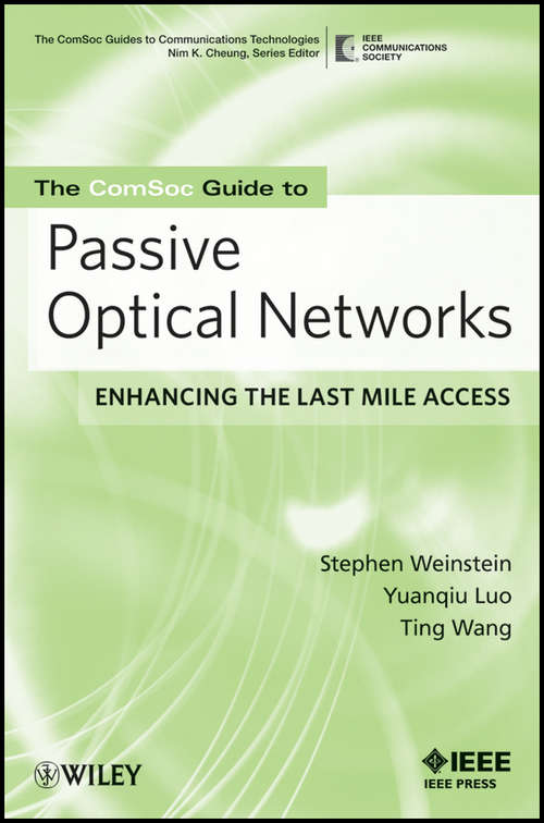 Book cover of The ComSoc Guide to Passive Optical Networks