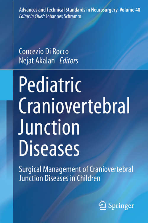 Book cover of Pediatric Craniovertebral Junction Diseases