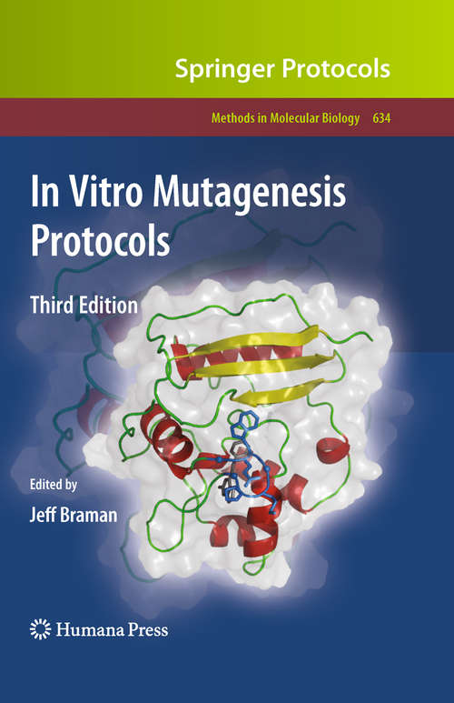 Book cover of In Vitro Mutagenesis Protocols, 3rd Edition