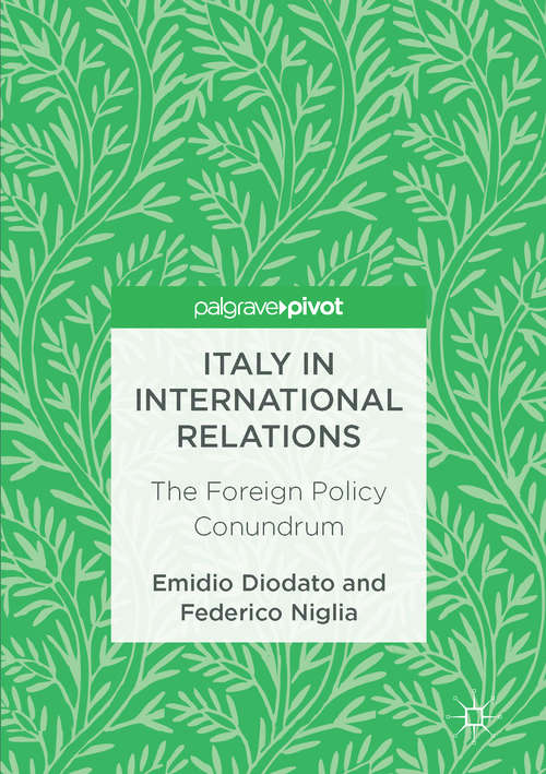 Book cover of Italy in International Relations