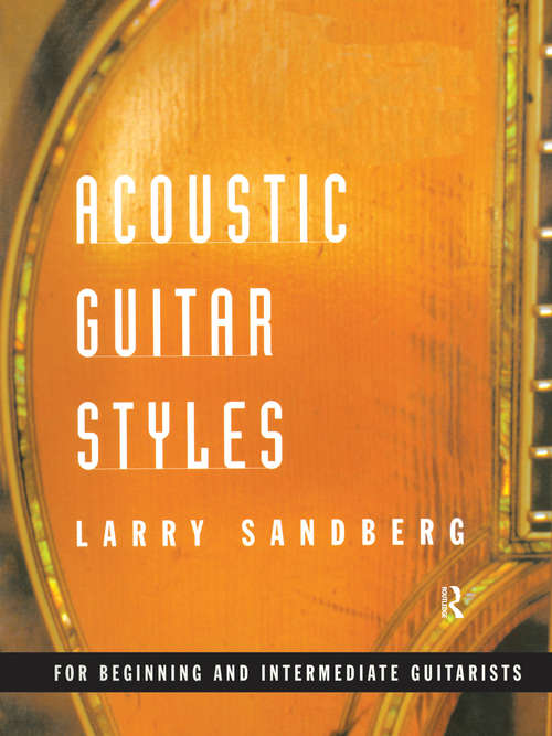 Book cover of Acoustic Guitar Styles