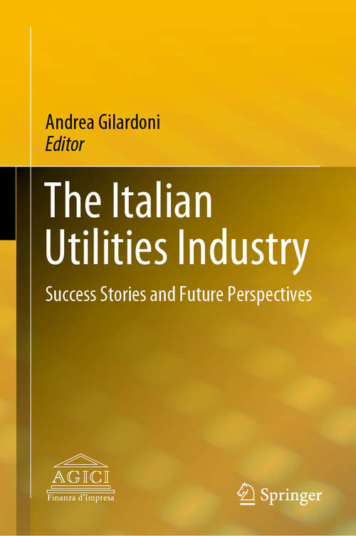 Book cover of The Italian Utilities Industry: Success Stories and Future Perspectives (1st ed. 2020)