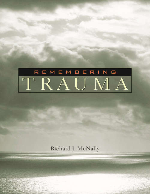 Book cover of Remembering Trauma